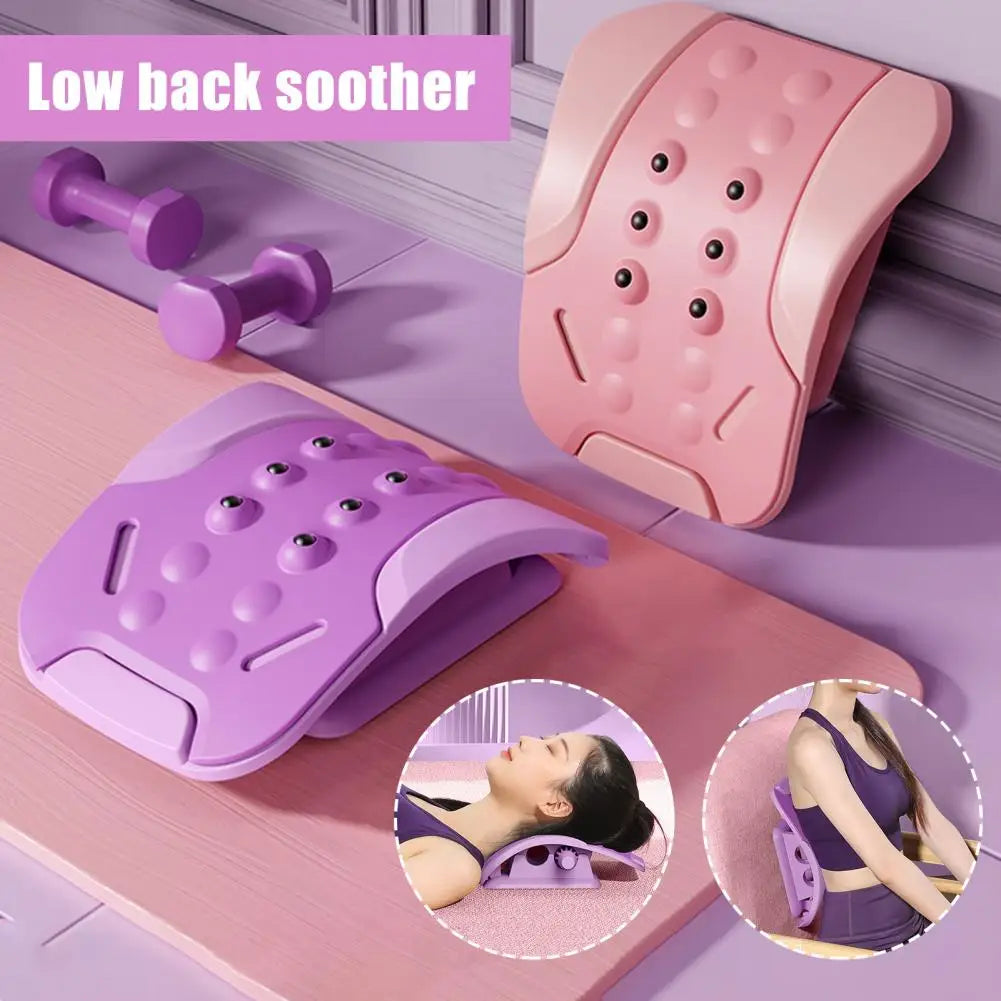 Adjustable Ergonomic Back Stretcher for Spinal Pain Relief