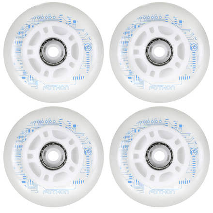Powerslide Fothon LED 72mm Light Up Inline Skate Wheels - 4 pack
