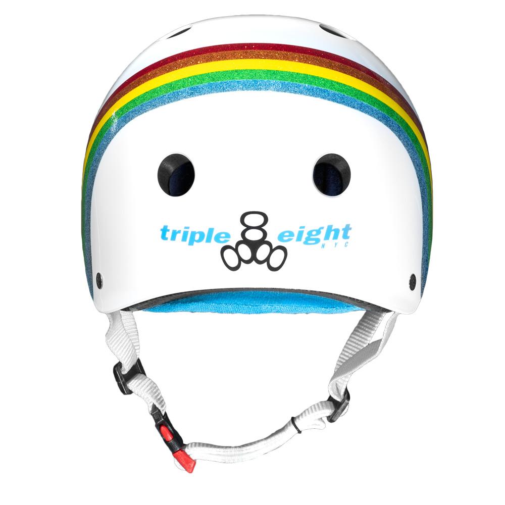 Triple 8 THE Certified Sweat Saver Helmet - Rainbow
