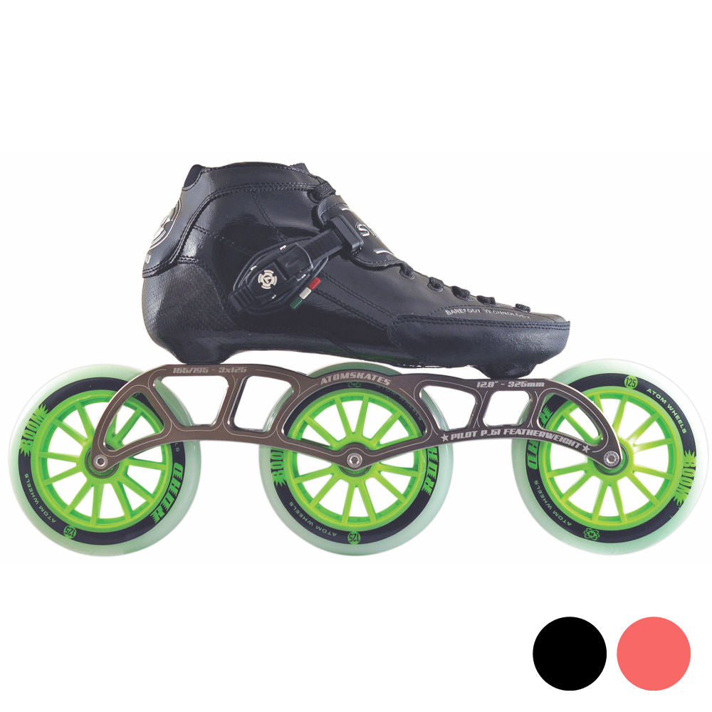 Luigino Strut Pro 3 x 125mm Inline Speed Skate Package