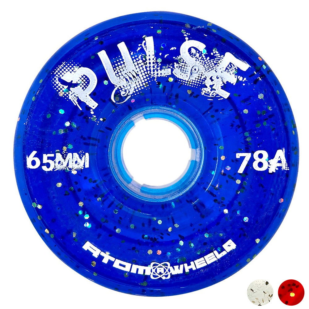 Atom Pulse 65mm Glitter Quad Wheels- 4pack