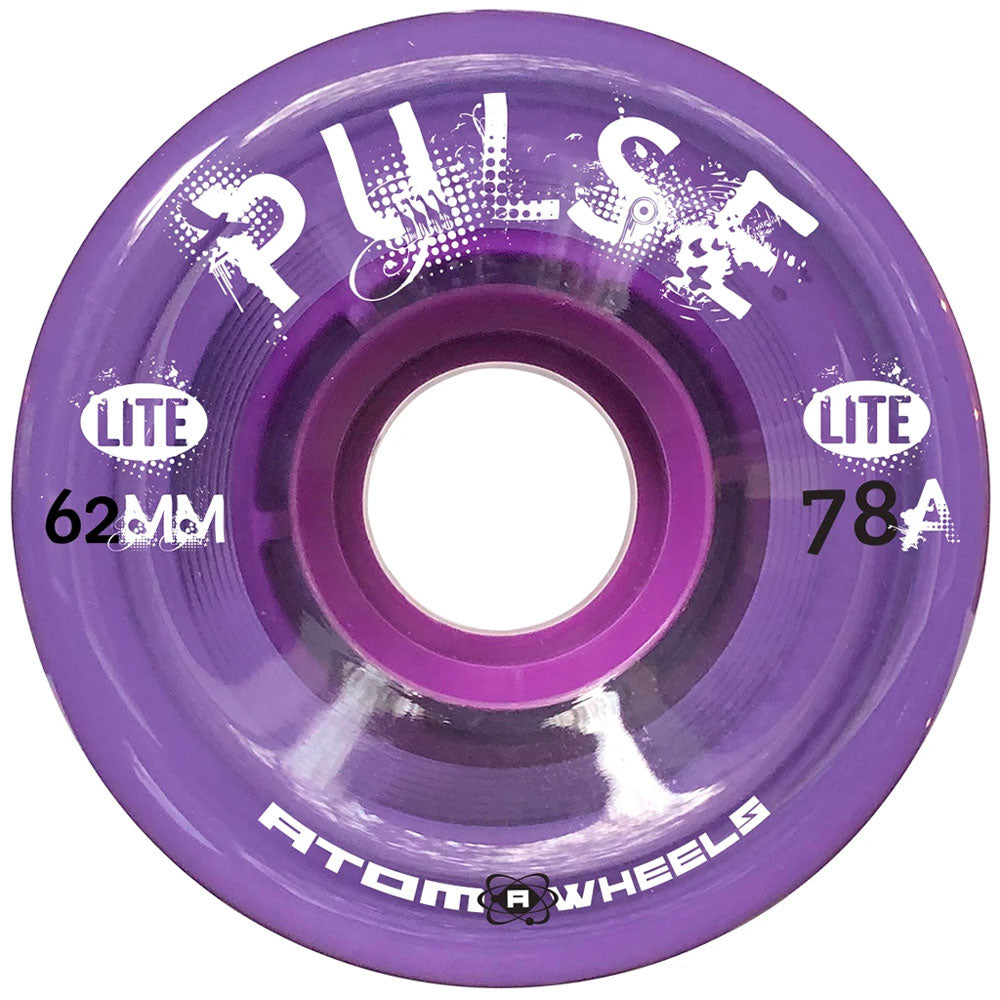 Atom Pulse Lite 62mm Quad Wheels - 4pack