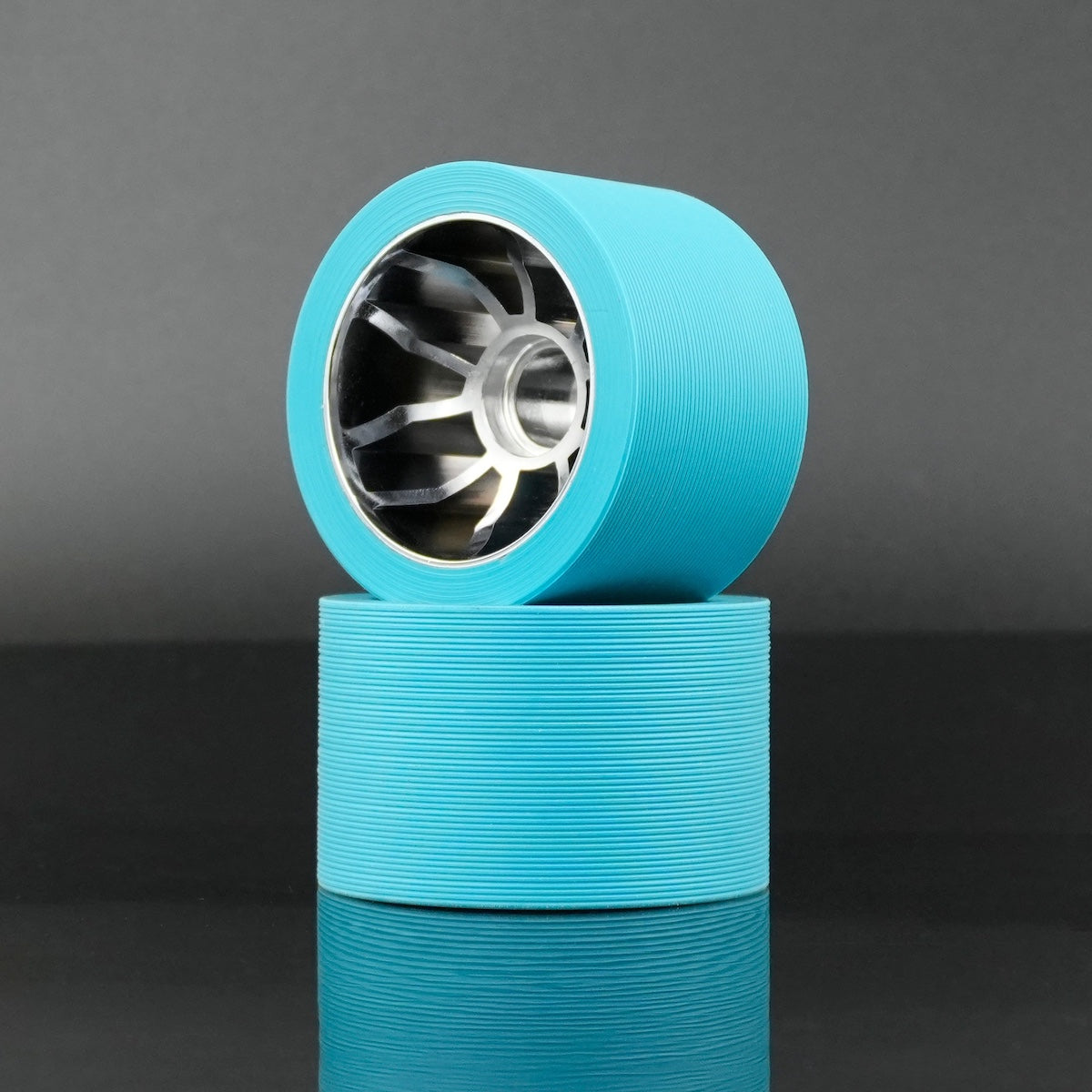 Bont Nio 3 Teal Roller Skate Wheel 8pack