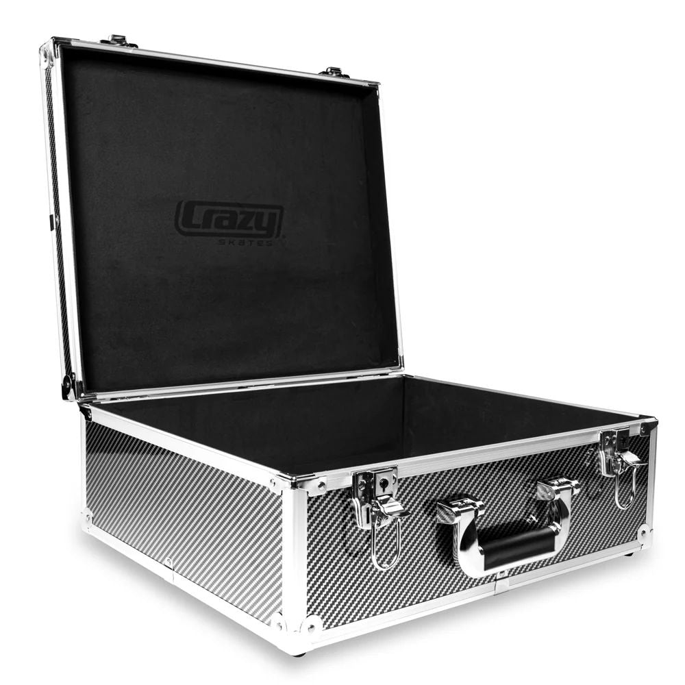 Crazy Roller Skate Carry Case - Black Carbon