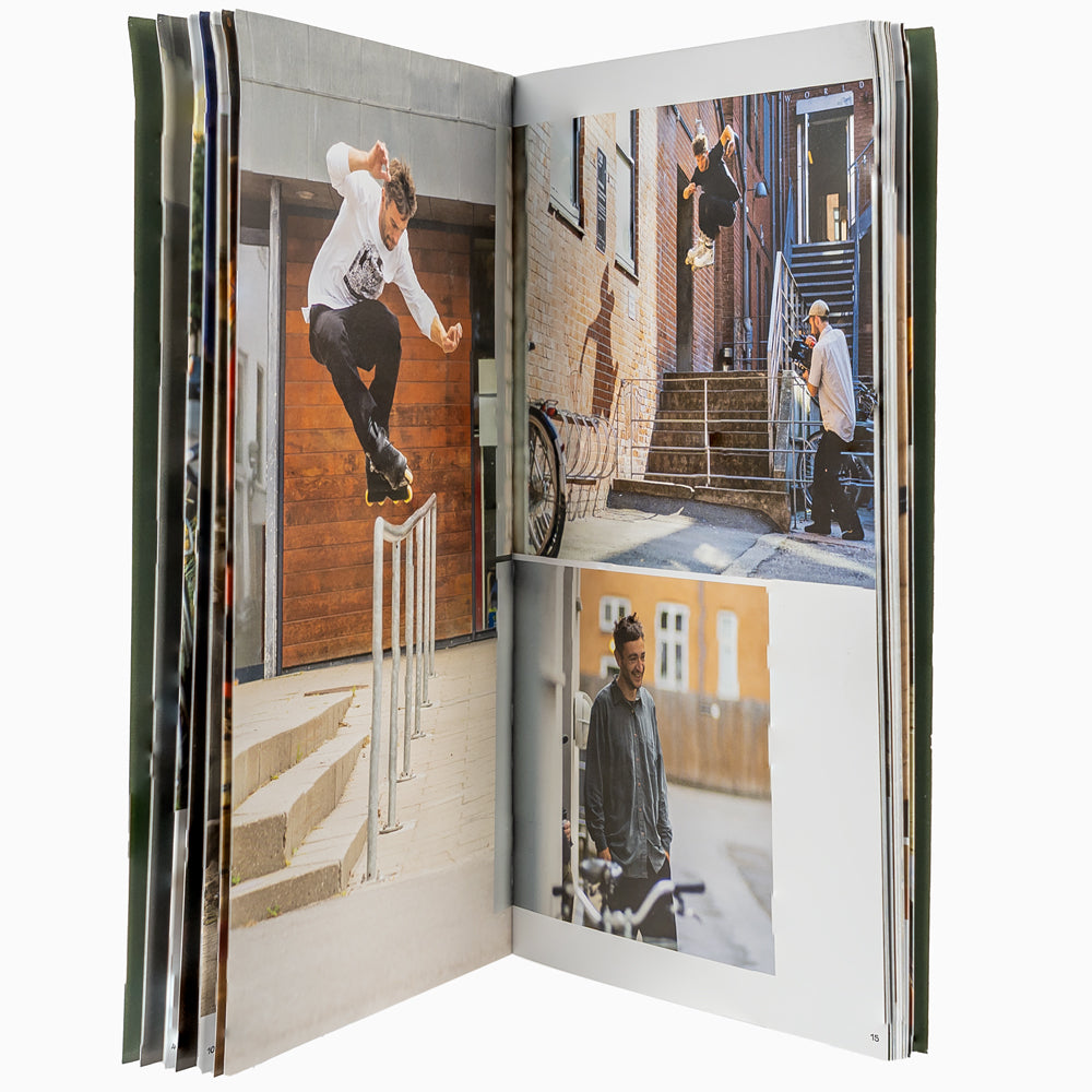 Spokes Magazine + Dead Team Wheels Green 58mm/92a 4pack