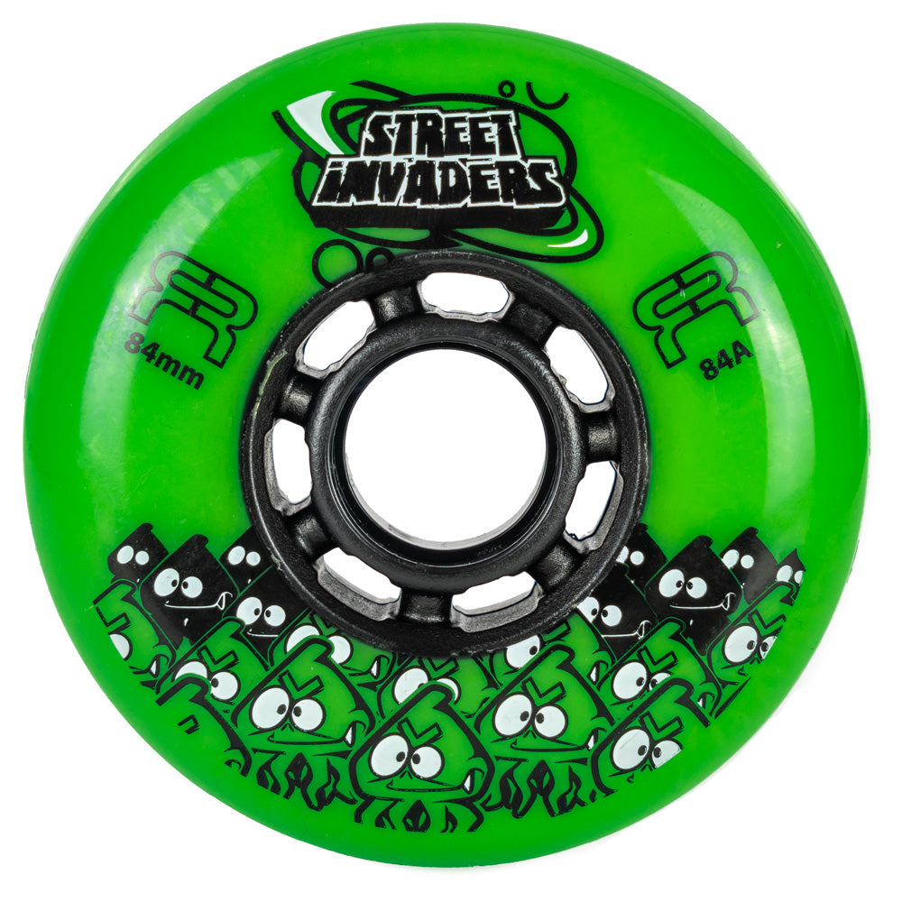 FR Street Invader 84mm Inline Skate Wheels - 4 Pack