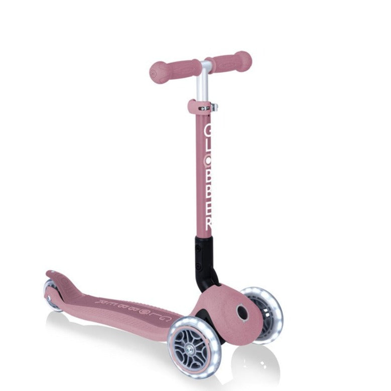 Globber Junior Ecologic Foldable Lights Scooter