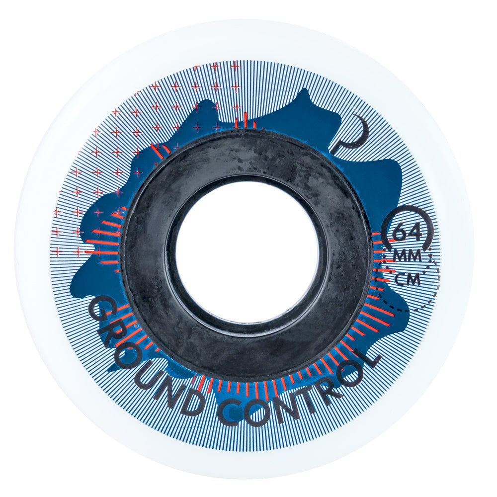 Ground Control CM Turbulence 64mm Inline Skate Wheel  - 4 Pack