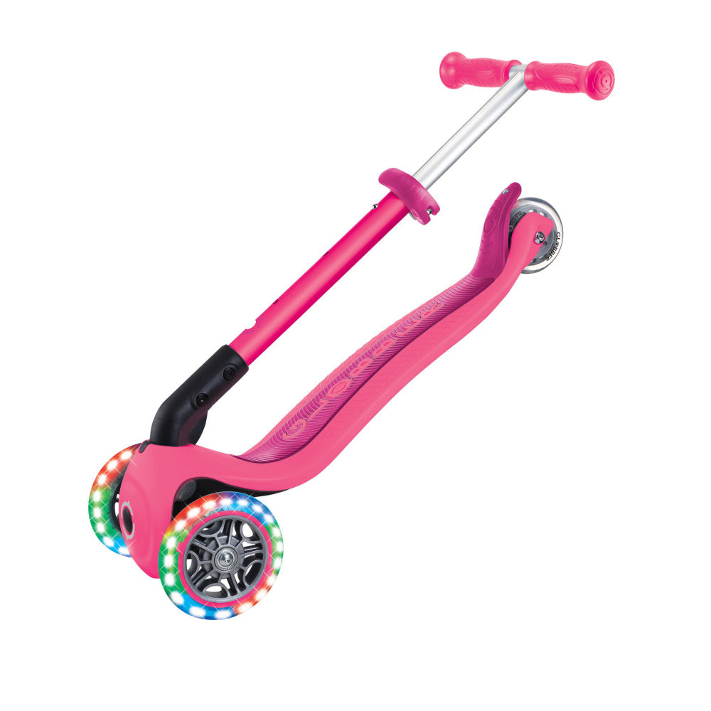 Globber Junior Foldable Lights 3 Wheel Scooter