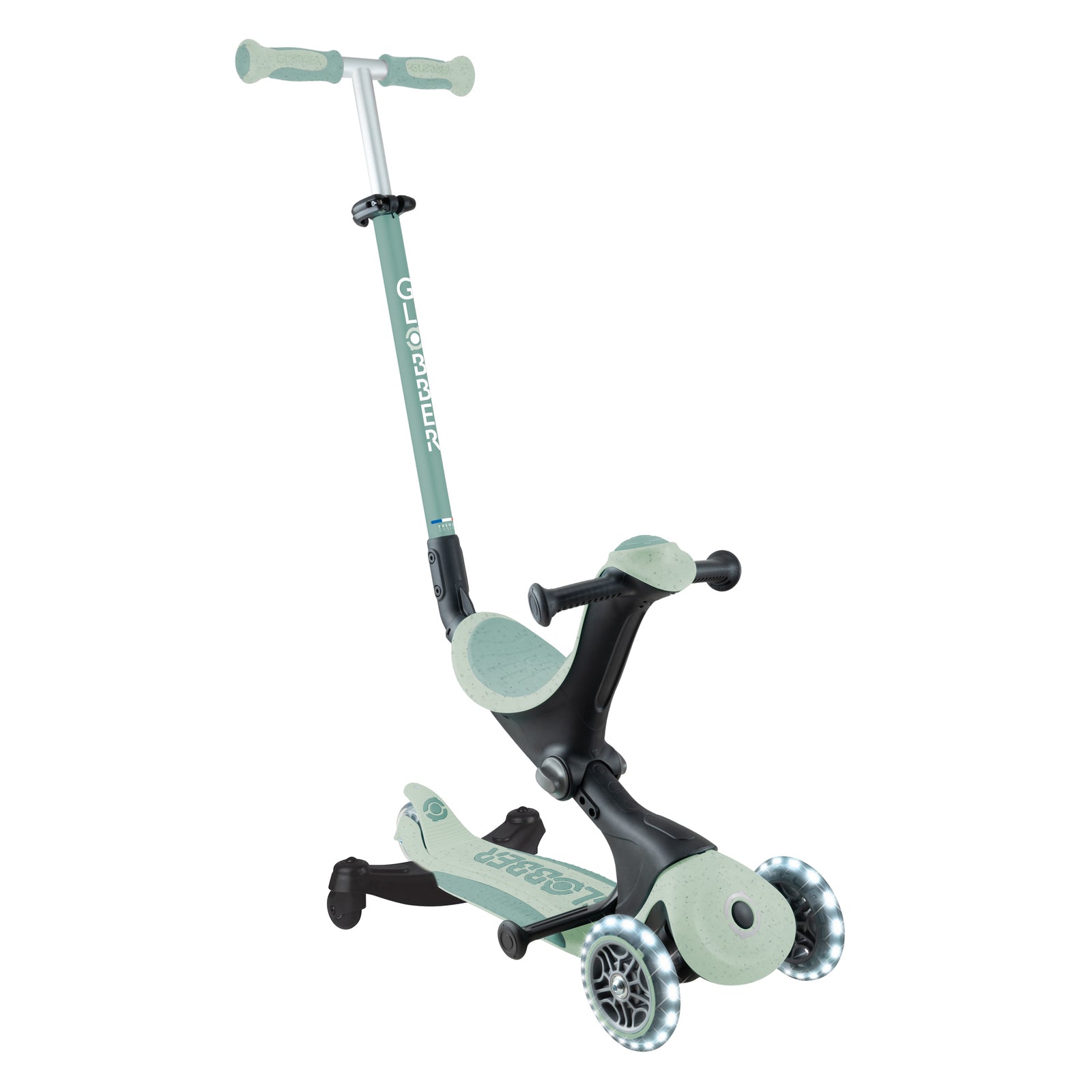 Globber Go Up Deluxe Ecologic 360 Foldable Lights Scooter
