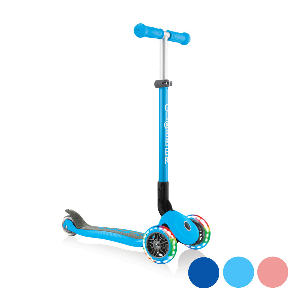 Globber 3 Wheel Primo Foldable Lights Scooter