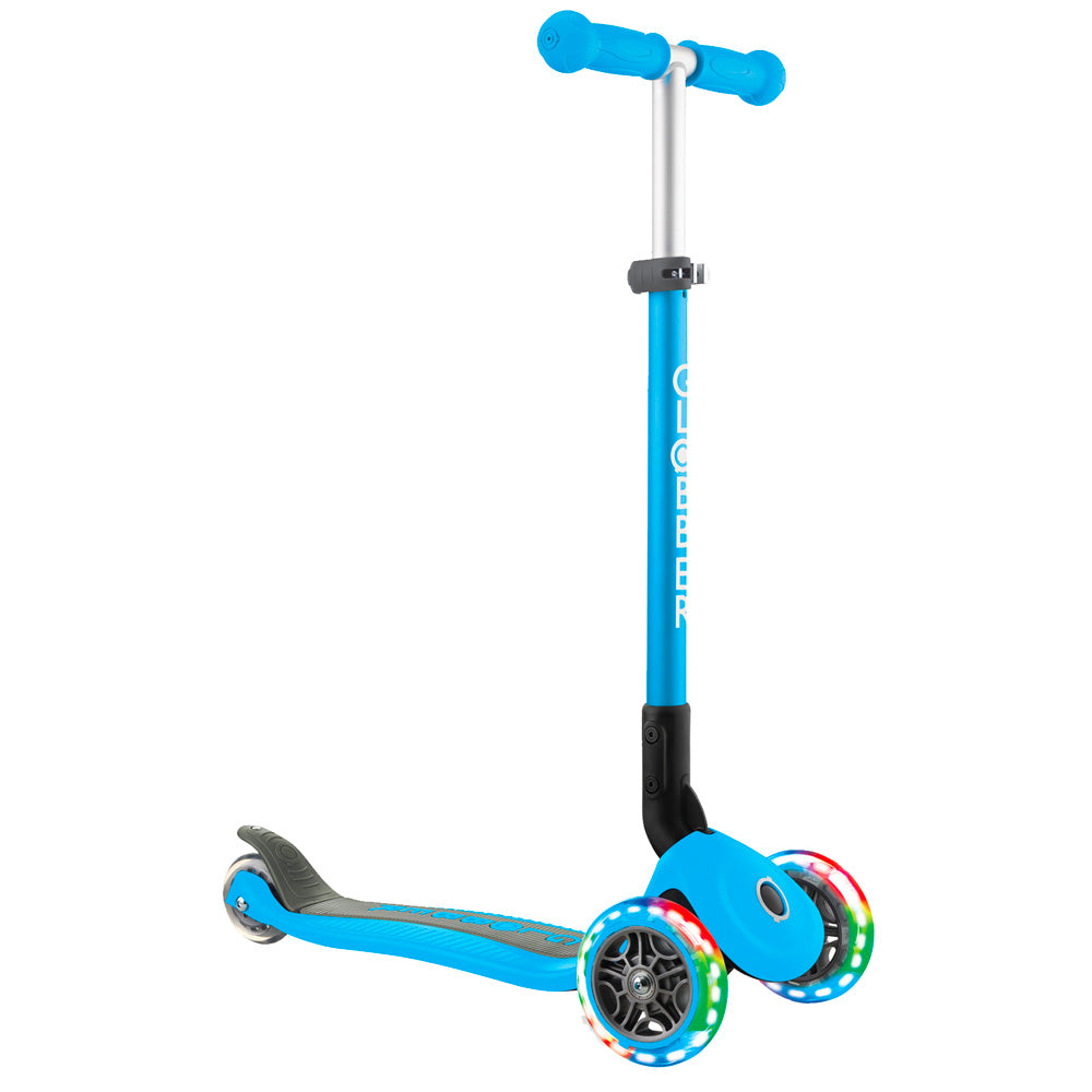 Globber 3 Wheel Primo Foldable Lights Scooter
