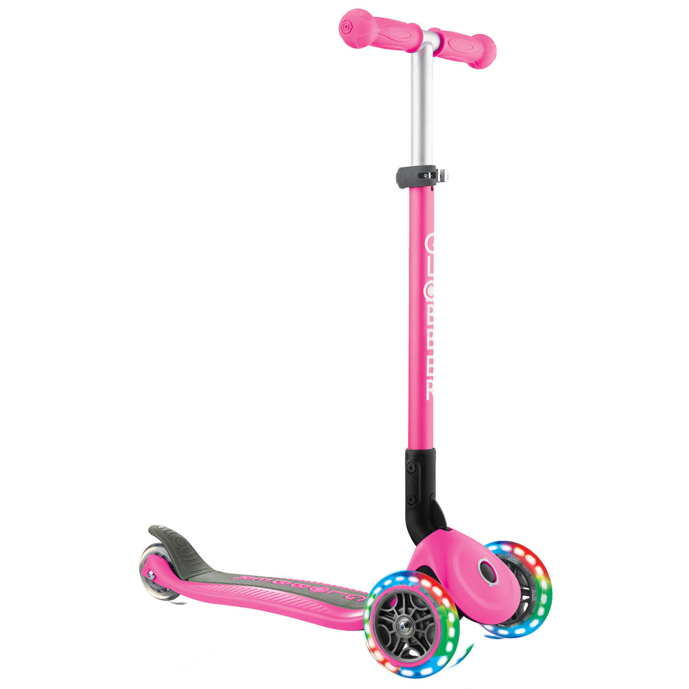 Globber 3 Wheel Primo Foldable Lights Scooter