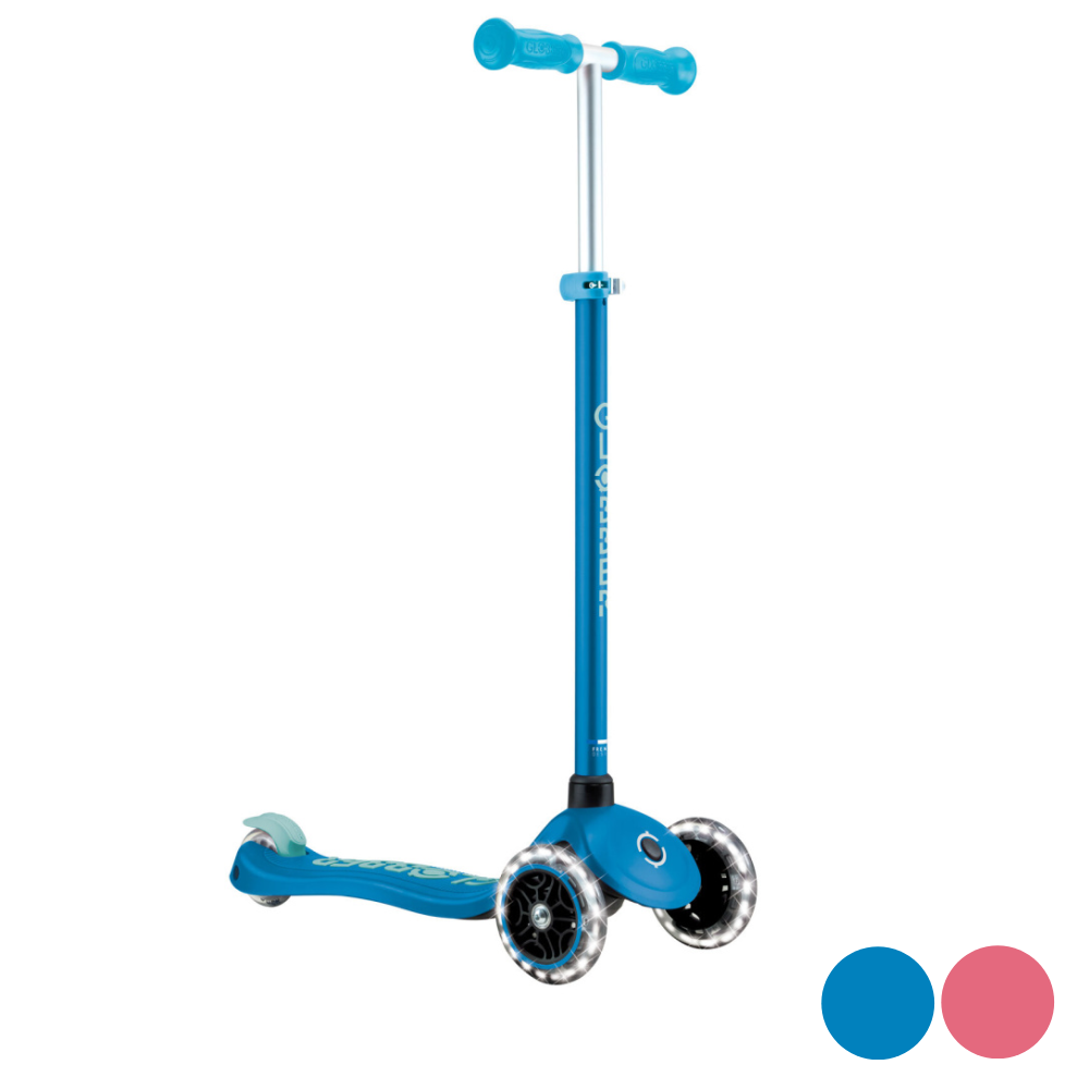 Globber 3 Wheel Primo Plus Glow Lights Up Scooter