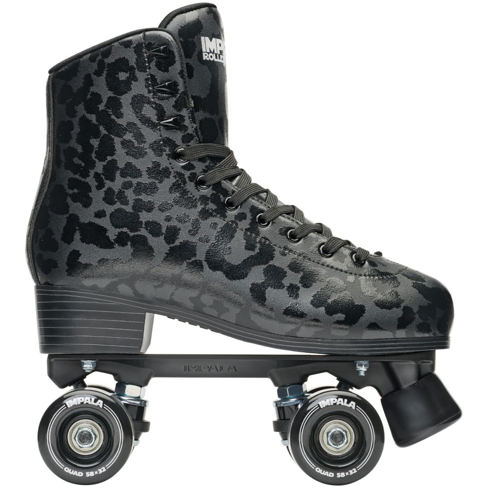 Impala Quad Roller Skates - Black Leopard