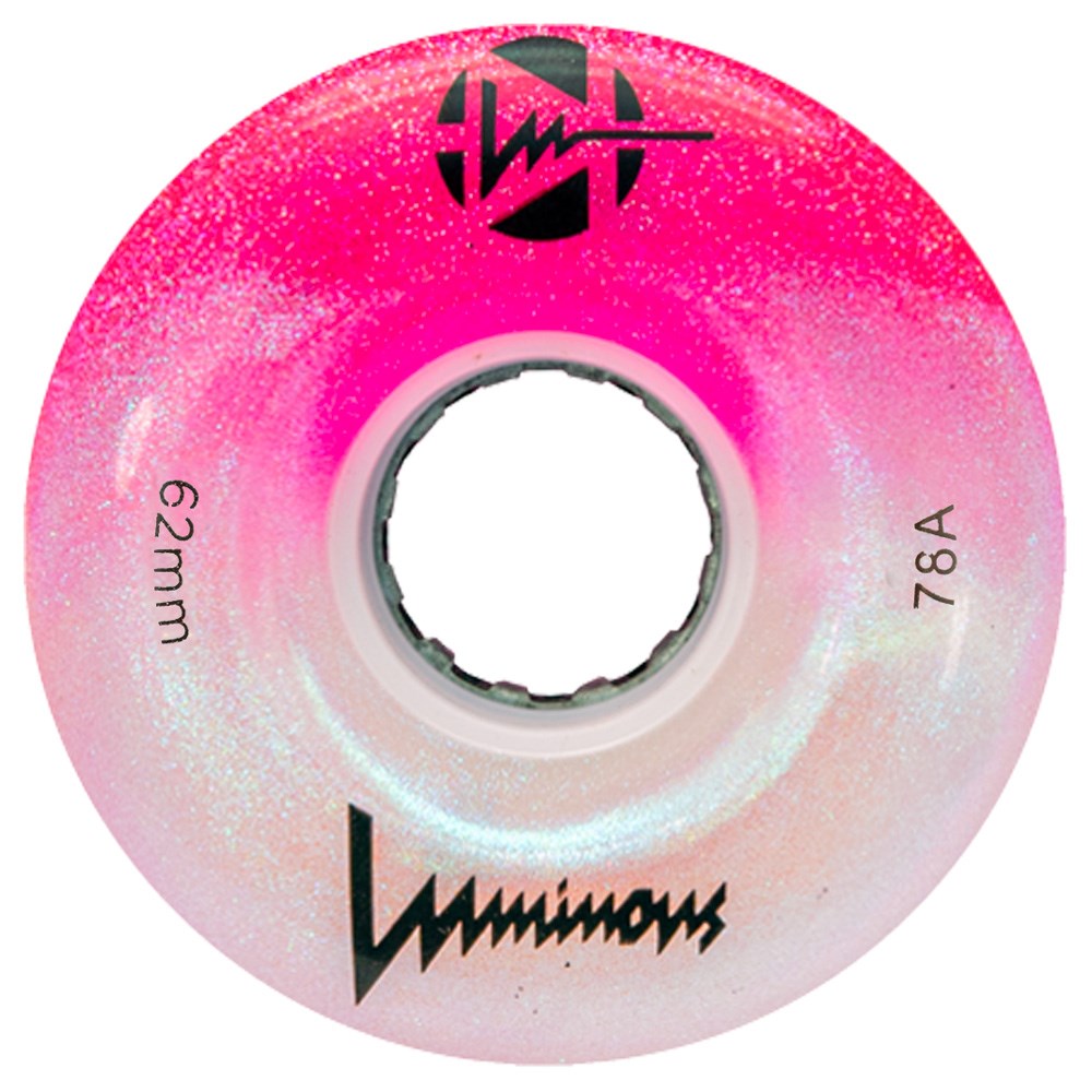 Luminous LED Glitter Quad Wheel 62mm 78a - 4pack