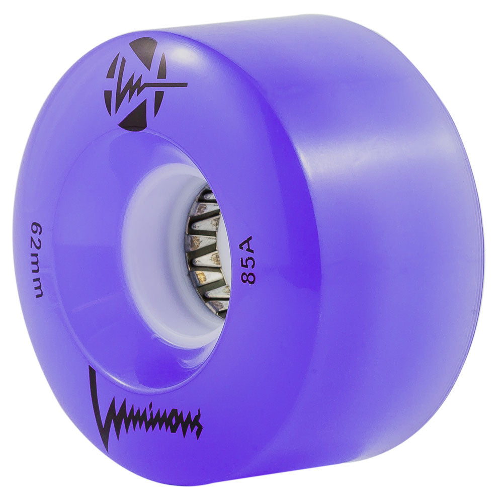 Luminous 62mm LED Light Up Quad Wheels - 4 pack