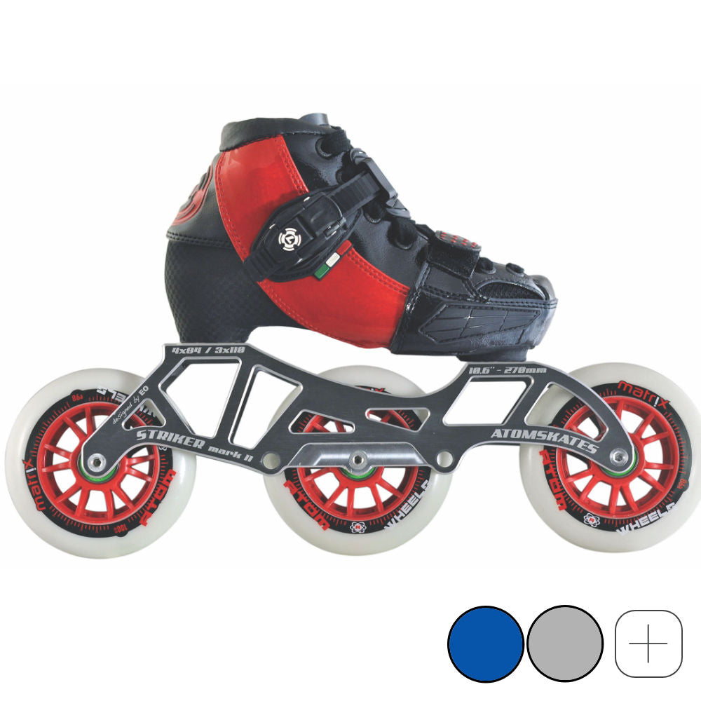 Luigino Challenge Junior 3 Wheel Inline Speed Skate package
