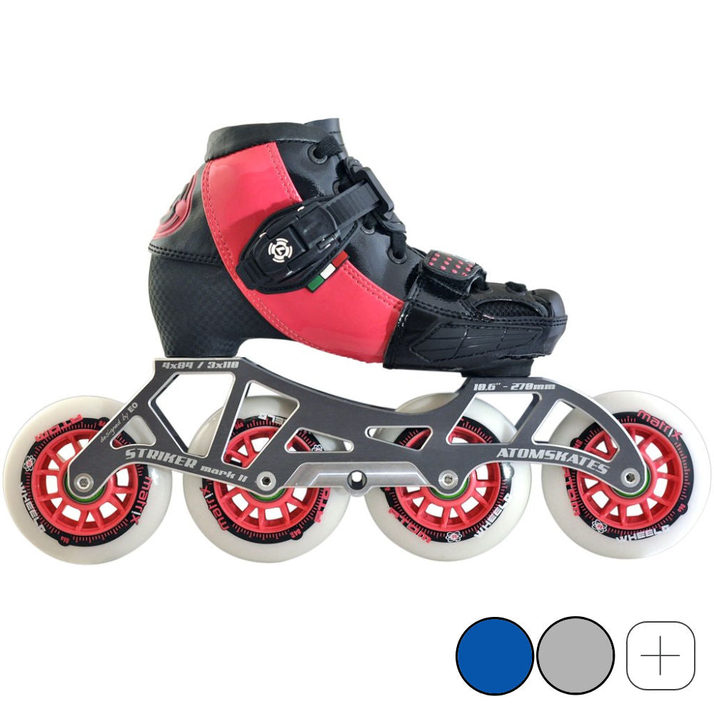Luigino Challenge Junior 4 Wheel Inline Speed Skate package