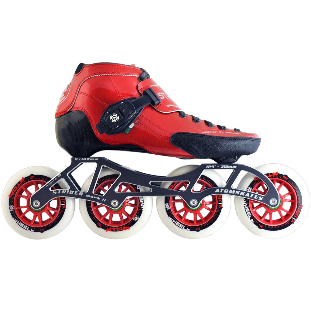 Luigino Strut 4 x 110mm Inline Speed Skate Package