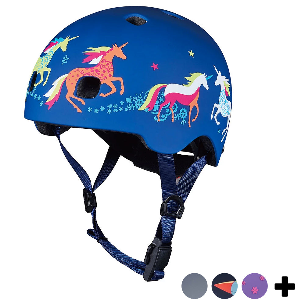 Micro Kids LED Pattern Adjustable Scooter Helmet