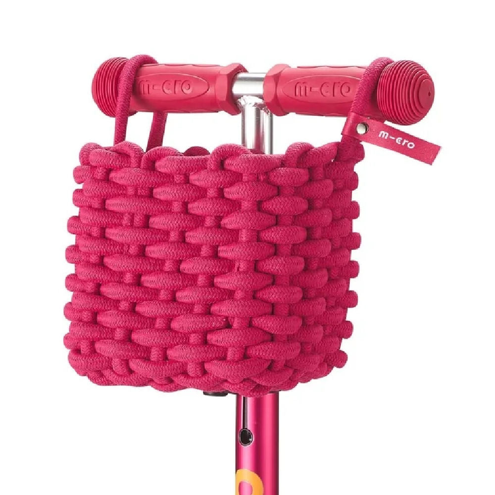 Micro Woven Cotton Scooter Handlebar Basket