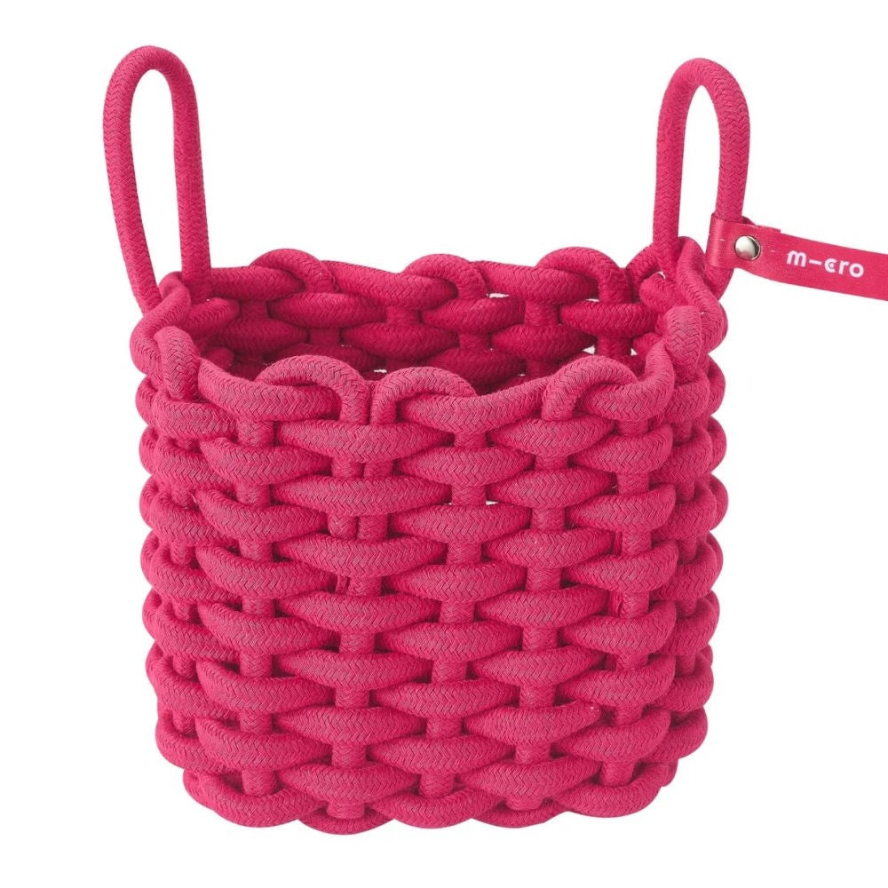 Micro Woven Cotton Scooter Handlebar Basket