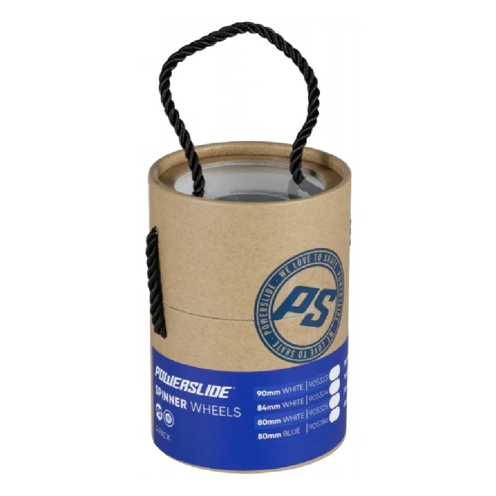 Powerslide Spinner Wheel 80mm/88a - 4 pack - BLACK HUB
