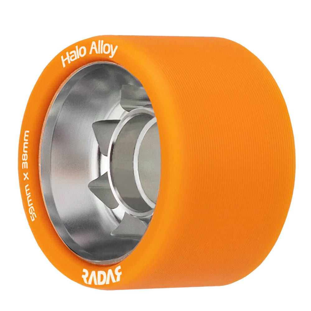Radar Halo Alloy 59mm Roller Skate Wheel - 4 pack