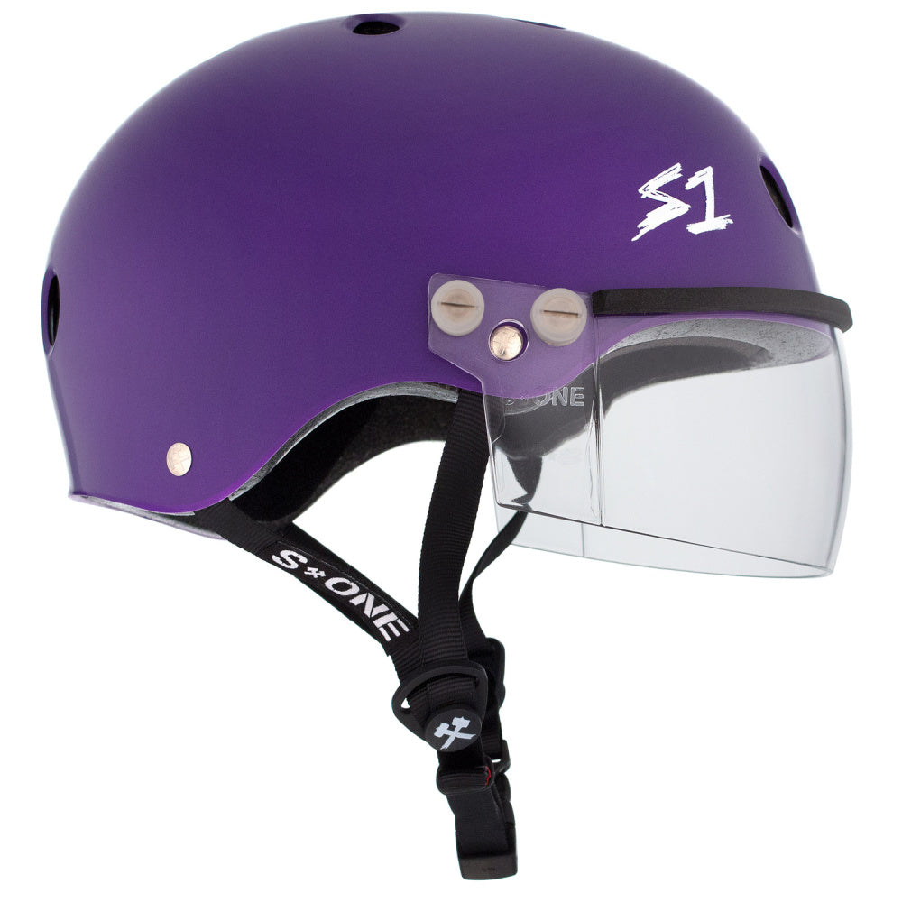 S-One Lifer Visor Helmet - Matte Purple