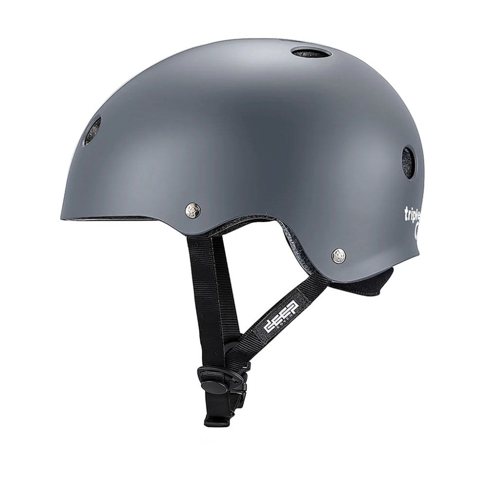 Triple 8 Deep Cover Helmet - Grey Matte