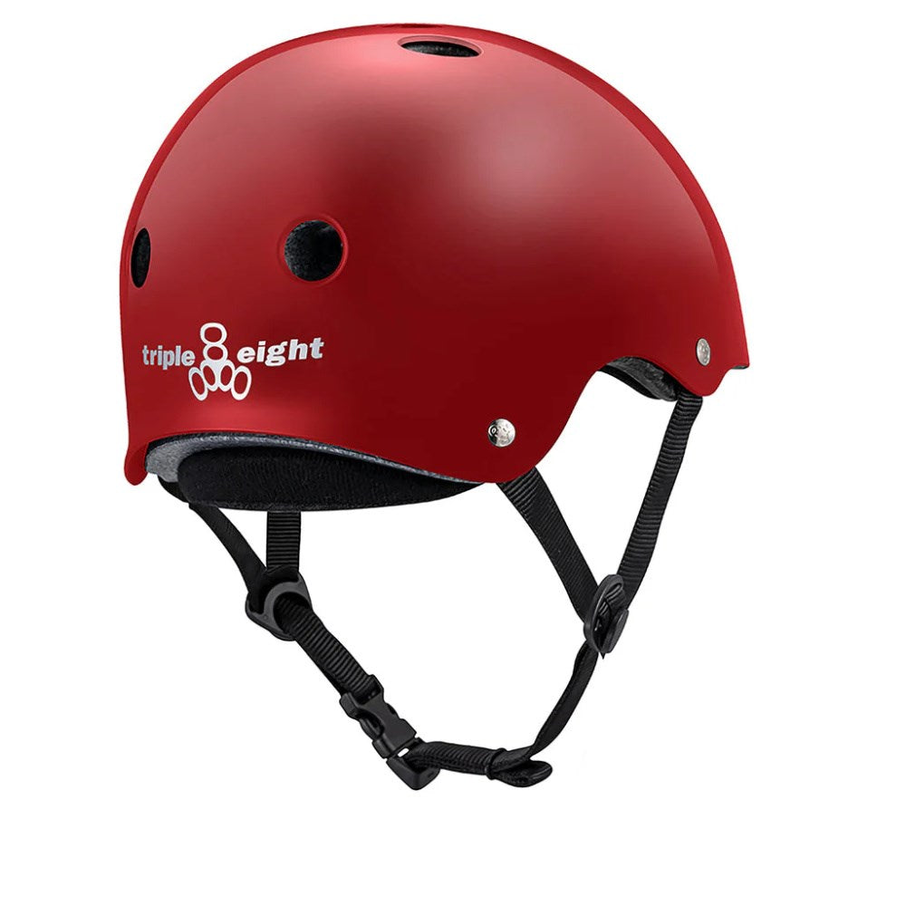 Triple 8 Deep Cover Helmet - Red Gloss