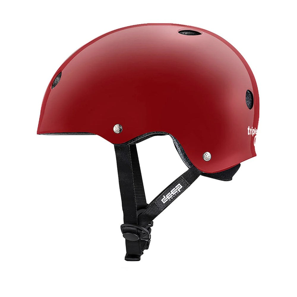 Triple 8 Deep Cover Helmet - Red Gloss