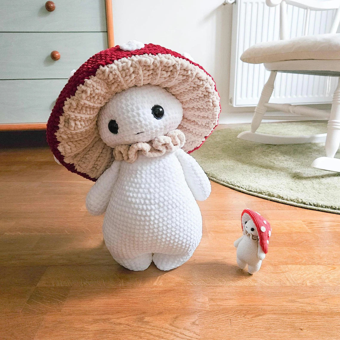 Mushroom guy - critter stitch crochet Pattern Amigurumi