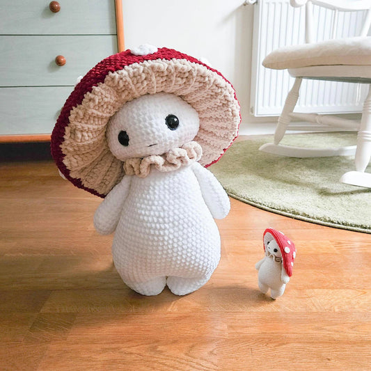 Mushroom guy - critter stitch crochet Pattern Amigurumi