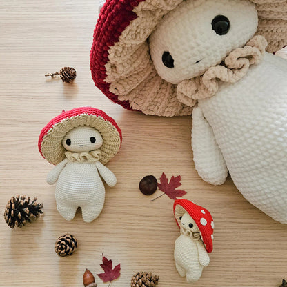 Mushroom guy - critter stitch crochet Pattern Amigurumi