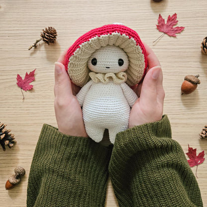 Mushroom guy - critter stitch crochet Pattern Amigurumi