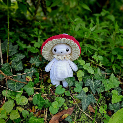 Mushroom guy - critter stitch crochet Pattern Amigurumi